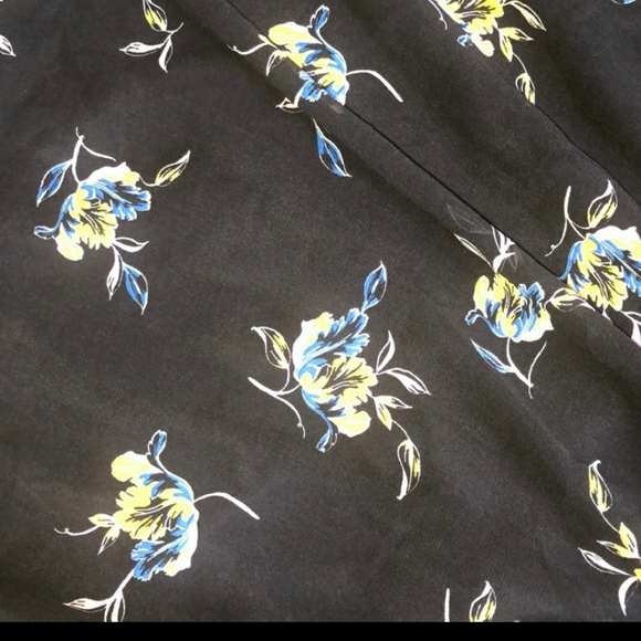 Who What Wear black floral maxi dress - Picture 3 of 5